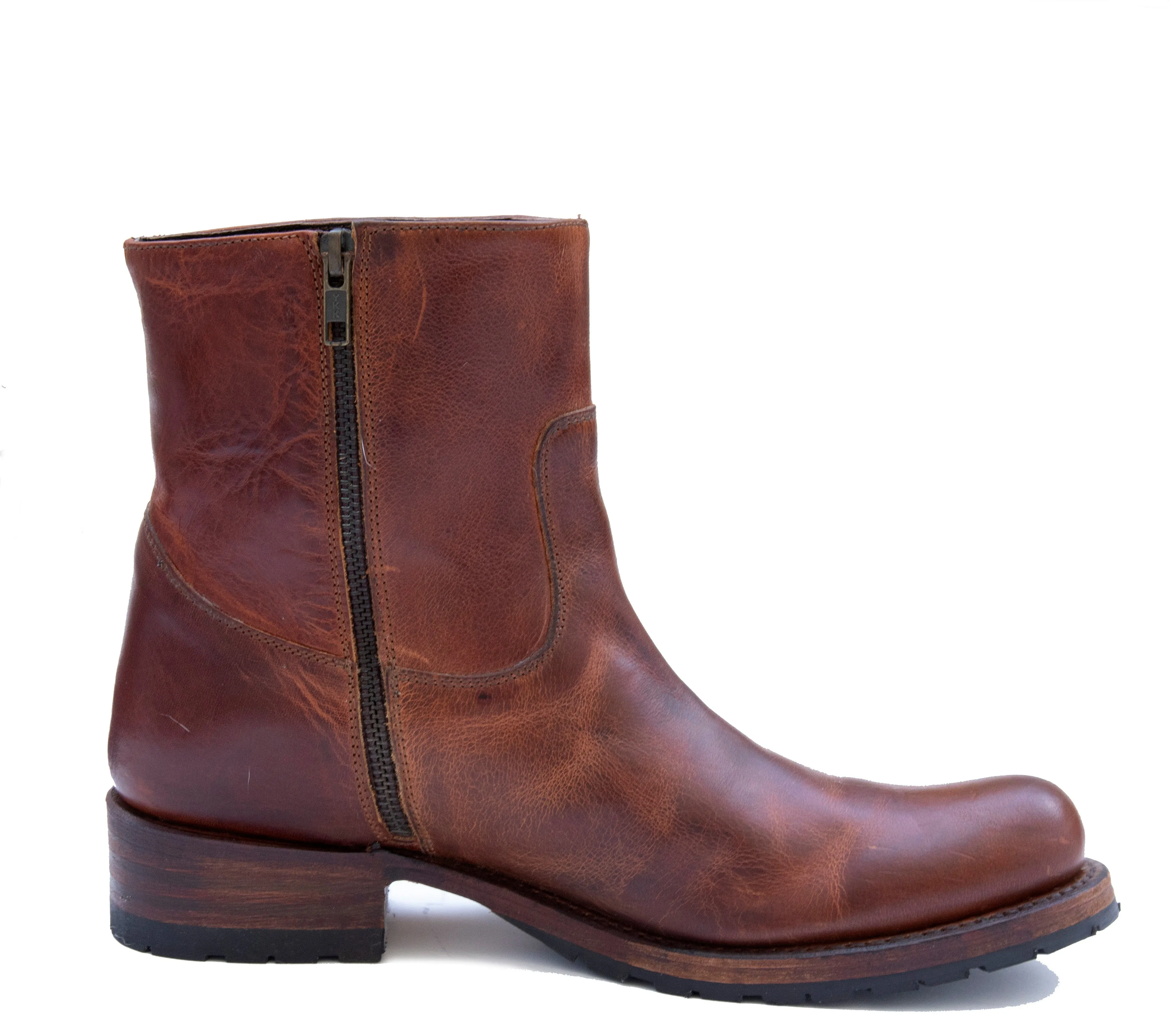 Rustic Tan Ankle Boots