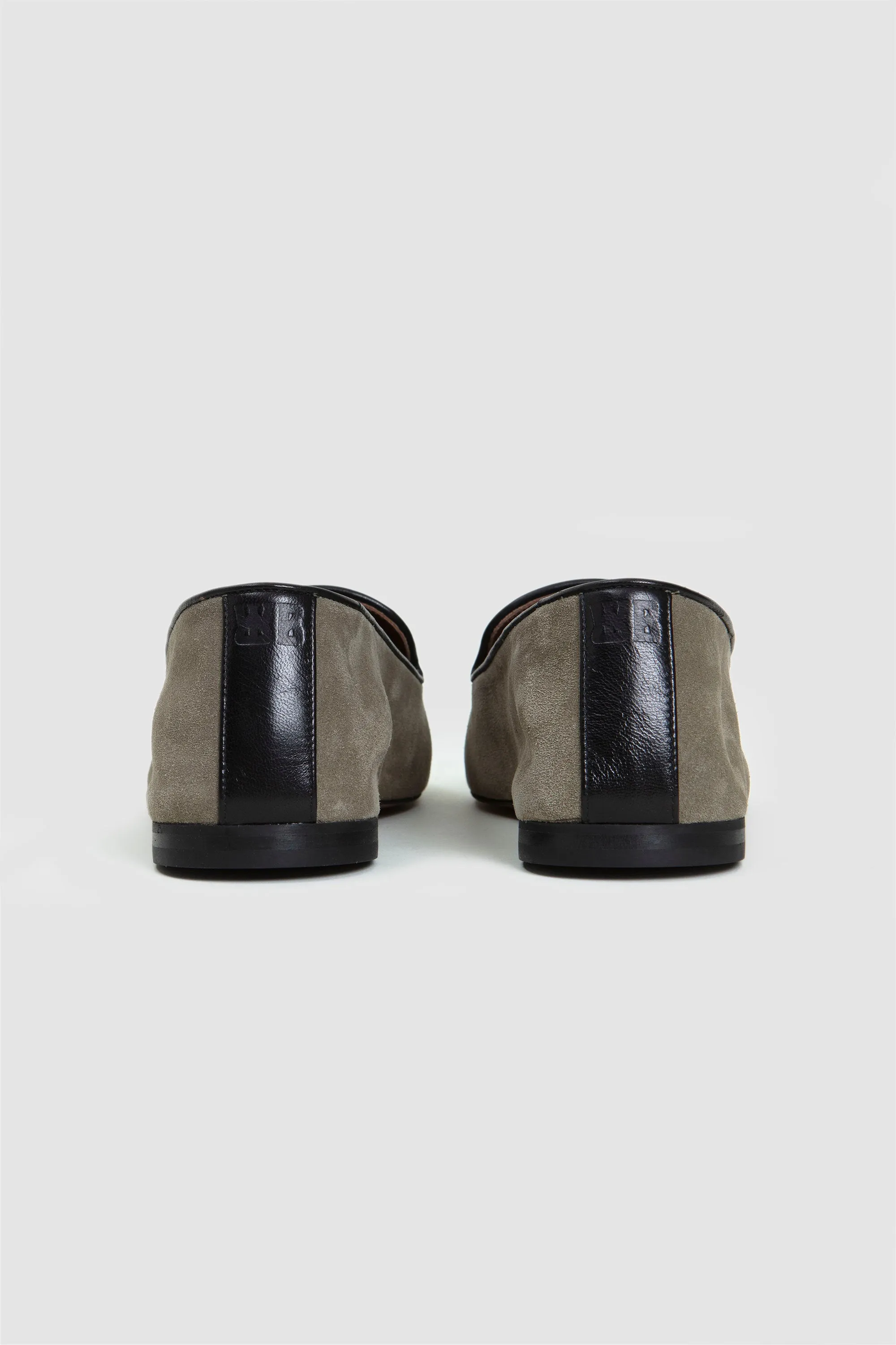 Suede Loafers Military Green